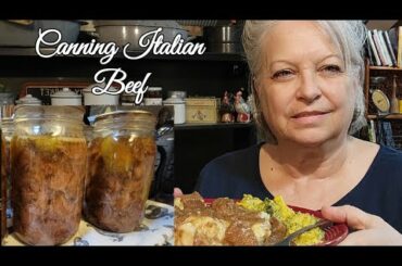 Canning Italian Beef / And opening a jar up for supper, Is it Good??