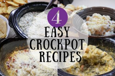 EASY AND DELICIOUS CROCKPOT RECIPES || SIDE DISHES || APPETIZER SLOW COOKER RECIPES
