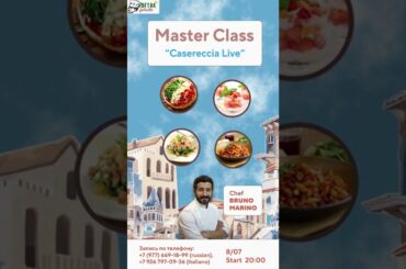 Instagram Story for event agency - Italian Cooking Master Class