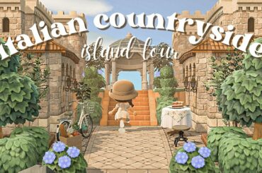 italian countryside island tour!!! // animal crossing new horizons