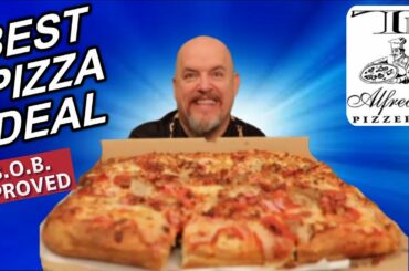 BEST PIZZA DEAL in the U.S. - TD Alfredo's Sicilian Pizza, Phoenixville, PA