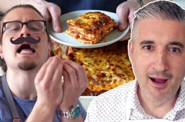 Italian Chef Reacts to 1 DOLLAR LASAGNA by @Joshua Weissman
