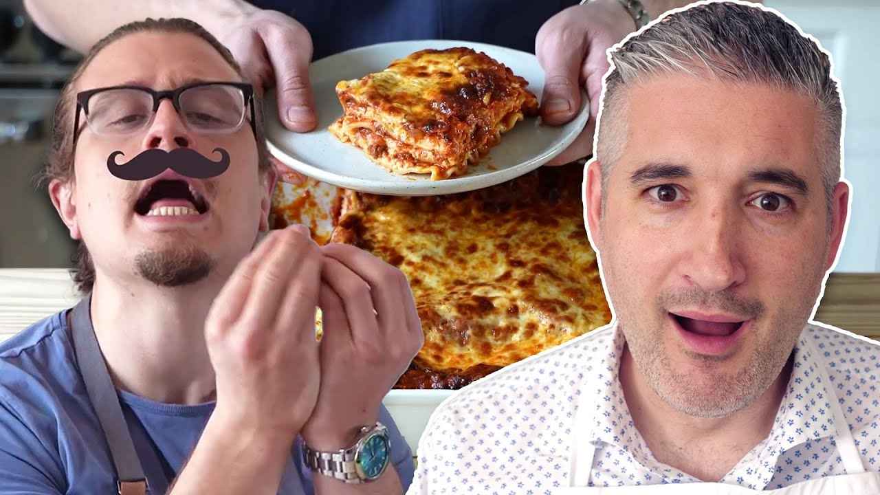 Italian Chef Reacts to 1 DOLLAR LASAGNA by @Joshua Weissman Italian Chef Reacts to 1 DOLLAR LASAGNA by @Joshua Weissman