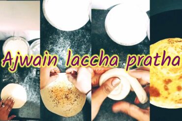 Ajwain laccha pratha #shorts #breakfast #cooking