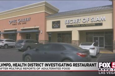 Las Vegas police, health district investigate restaurant after claims of adulterated food