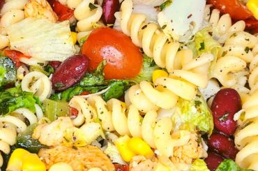 How To Make Italian Pasta Salad/ Salad Recipes. #beckys_kitchen #saladsrecipes