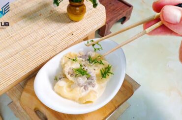 Three Ingredient Creamy Pasta Sauce / How to cook Miniature creamy pasta sauce recipe / Mini food