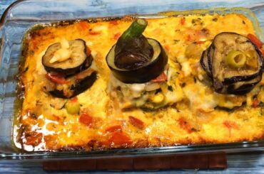 Delicious italian food recipe | Aubergine Parmigiana
