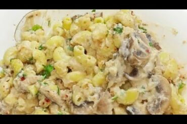 CREAMY MUSHROOM  PASTA | ITALIAN FOOD RECIPE by cooking with shaiz vlogs