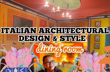 ITALIAN DINING ROOM ARCHITECTURAL DESIGN #italianhouse #diningroom
