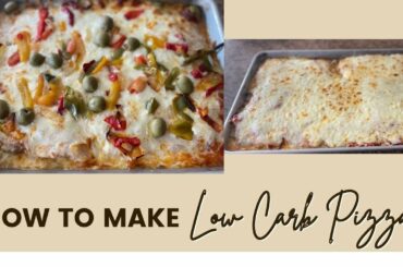 Low carb pizza with Italian sausage meat crust. Meatza recipe
