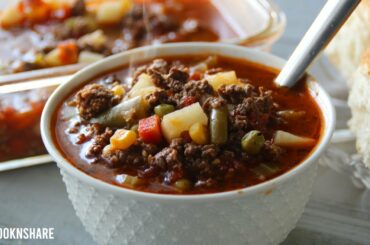 30 Minute Hamburger Soup Recipe - Ultimate Comfort Food