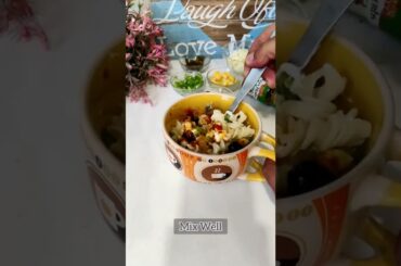 Pasta in a mug #recipe #italianfood #shorts #pasta #pastainamug #foodrecipe #snacks #2minrecipe