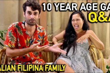 Q&A Older Filipina Wife Younger Italian Husband! 2nd Year Wedding Anniversary