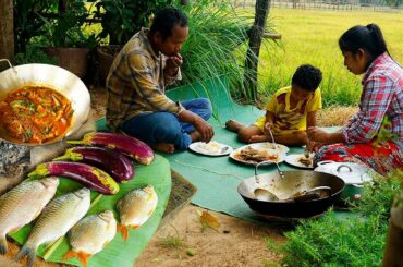 Episode #61 | Cooking Fish Eggplant Sour Soup For Dinner With My Small Family.