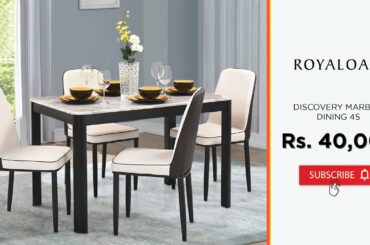 Discovery Marble 4 Seater Dining Table