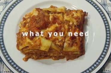 exquisite baked lasagna. typical Italian recipe
