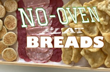 No- Oven  Bread /  How To Make Italian Flatbread Recipes? / CRESCENTINE & TIGELLE  RECIPES