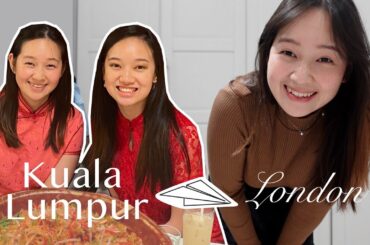 KL & London Vlog | Celebrating CNY, reunited, 10 course kaiseki menus and valentines celebrations!