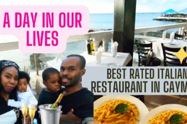 WE VISITED THE BEST ITALIAN RESTAURANT IN CAYMAN!  A DAY IN OUR LIVES VLOG.GIFT SHOPPING & MORE