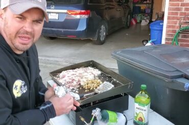 Cooking Italian Fried Rice on the Blackstone
