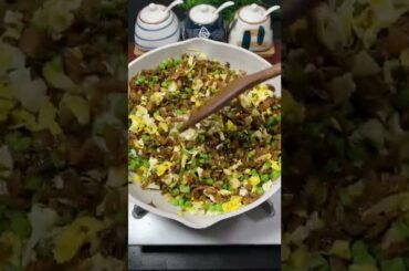 Giant Crabs & spicy noodle cooking bacon in air fryer, cooking broccoli @cooking gauntlets osrs