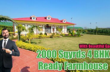 2 bigha ( 2000 sqyrds ) luxury farm house for sale  | noida sector 135 | resale farmhouse