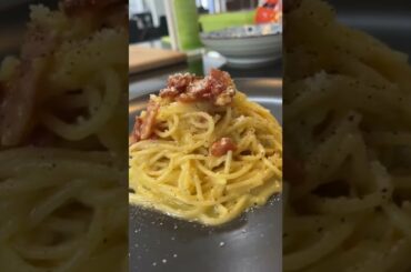 Pasta alla carbonara #pasta #pastarecipe #italian #italianfood #carbonara