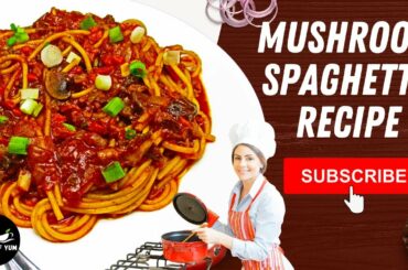 Mushroom Spaghetti Recipe | Cooked in just 20 minutes !!