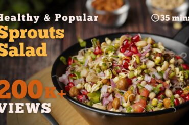 How to Make Sprouts Salad | Healthy Sprout Salad | Healthy Recipes | Under 30 mins Recipes | Cookd