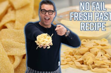 No-Fail Homemade Pasta Recipe: The Only Fresh Pasta Recipe you will ever need.