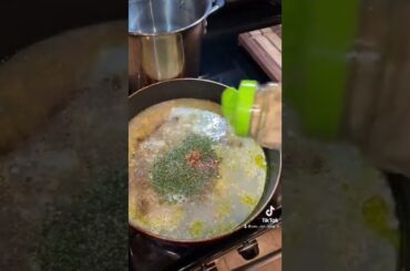 Untraditional linguine and clams with shrimp and scallops