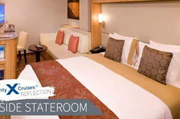 Celebrity Reflection | Inside Stateroom Full Walkthrough Tour & Review 4K | Celebrity Cruises