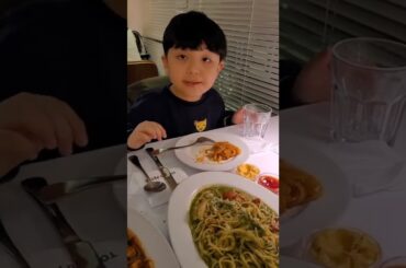 When your kids love Italian food #italianfood #yummy #shorts