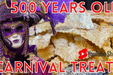 500 yrs Old Renaissance Recipe still Loved by the Italians Today! Chiacchiere di Carnevale!
