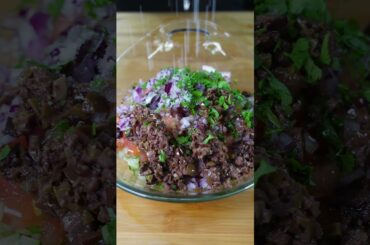 MEDITERRANEAN BRUSCHETTA #shorts #asmr