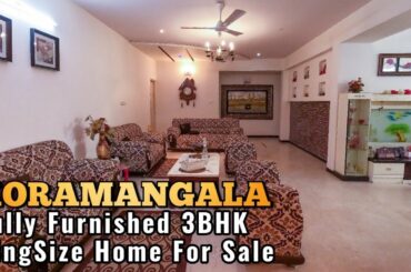 3BHK Large Fully Furnished Home For Sale Koramangala Prime Area