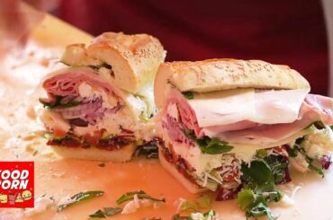 Huge Panini Sandwich from Italy Street Food