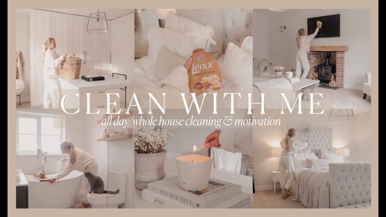 CLEAN WITH ME | entire house/all day deep cleaning & extreme cleaning motivation 2022 CLEAN WITH ME | entire house/all day deep cleaning & extreme cleaning motivation 2022