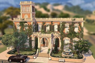 ITALIAN VILLA | Sims 4 Speed Build (Stop Motion)