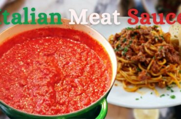 Italian Meat Sauce with Beef & Sausage