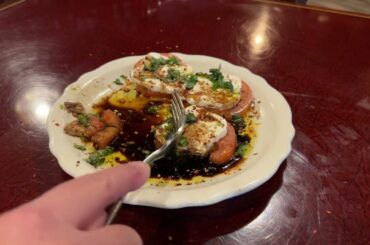 TOMATO CAPRESE SALAD WITH FRESH ITALIAN BREAD FORNOS ITALIAN RESTAURANT HOUSTON TEXAS