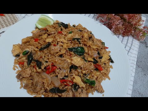 Thai Basil Chicken Fried Rice Recipe Thai Basil Chicken Fried Rice Recipe