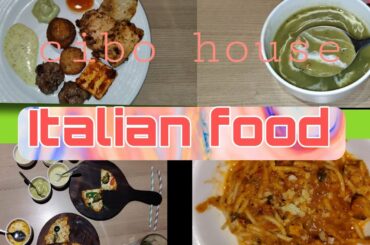 Italian food at CIBO house, hitech City