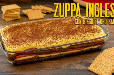 ZUPPA INGLESE CON BISCOTTI ORO SAIWA Ricetta Facile - Fatto in Casa da Benedetta