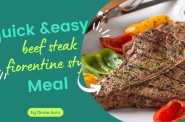 BEEFSTEAK FIORENTINE STYLE | BESTICA ALLA FIORENTINA | ITALIAN CUISINE | RECIPE 2 ENGLISH LANGUAGE