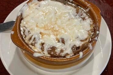 FRENCH ONION SOUP - FORNOS ITALIAN RESTAURANT HOUSTON TEXAS