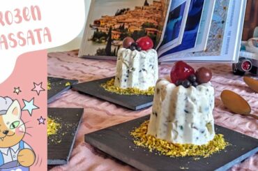 Make homemade Ice Cream : the recipe for the famous Frozen Cassata. The best of Italian desserts !