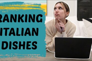 ITALIAN RANKS ITALIAN DISHES (TIER LIST)