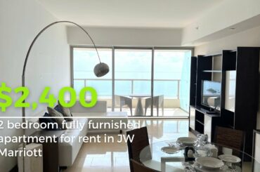 $2,400 2 bedroom fully furnished apartment for rent in JW Marriott
